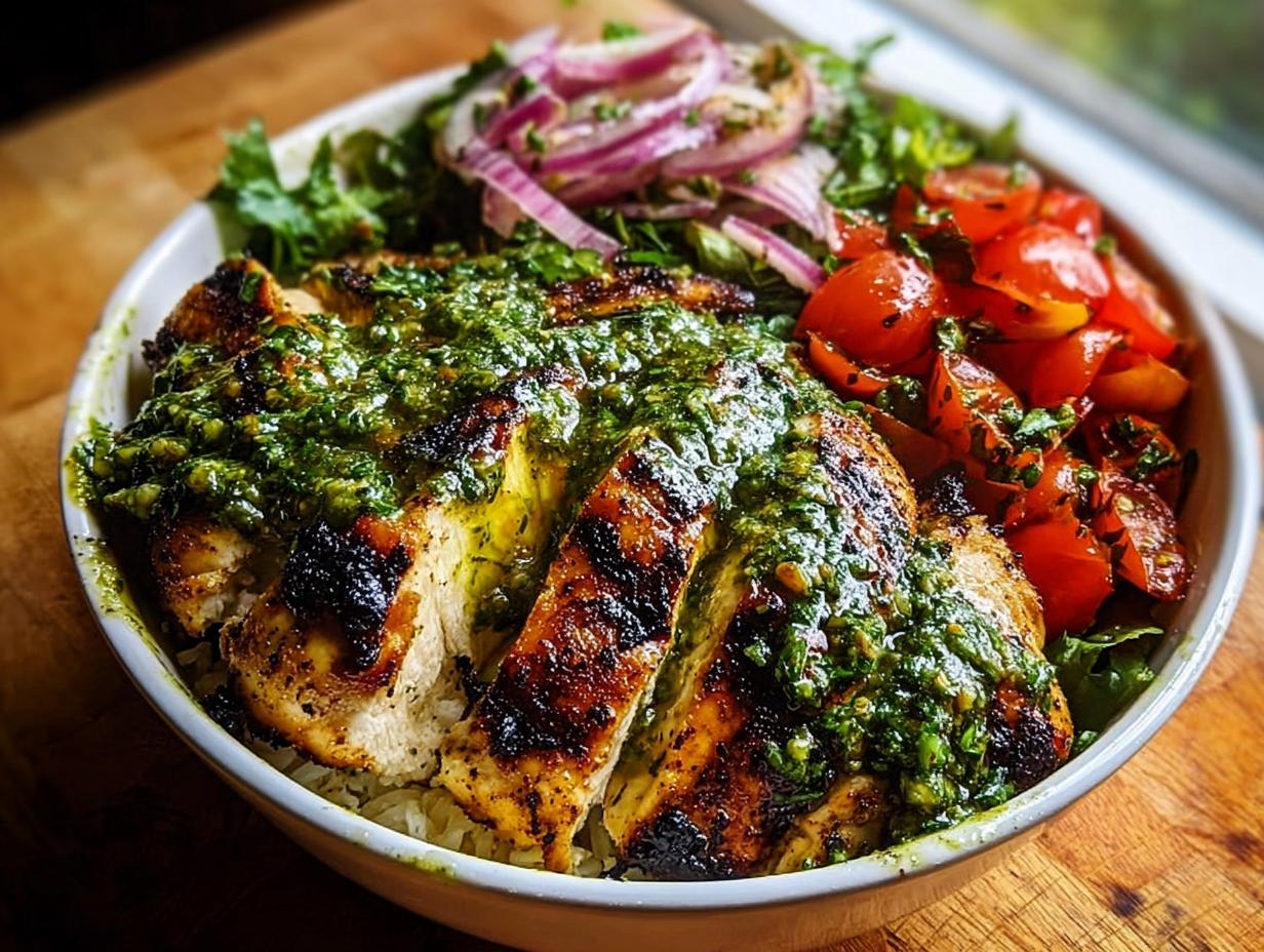 Amazing Grilled Chicken Chimichurri Bowl 5 Amazing Grilled Chicken Chimichurri Bowl - Grilled Chicken Chimichurri Bowl - main visual representation