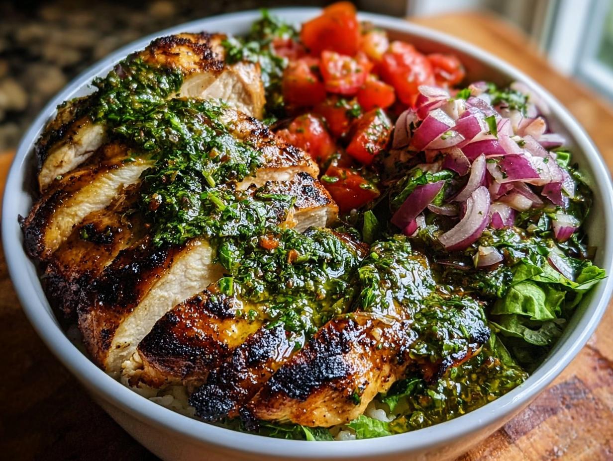 Amazing Grilled Chicken Chimichurri Bowl 7 Amazing Grilled Chicken Chimichurri Bowl - Grilled Chicken Chimichurri Bowl - additional detail