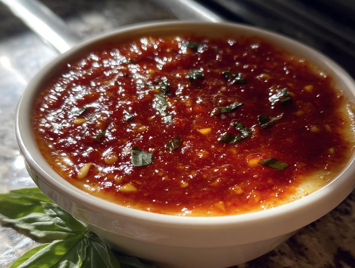 Heavenly Garlic Pizza Sauce