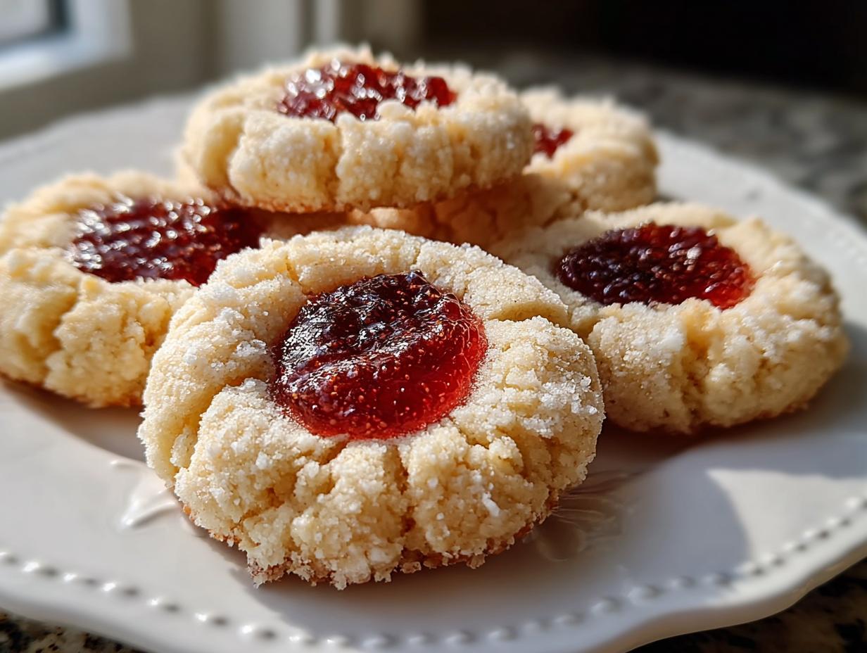 Jelly Thumbprint Cookies