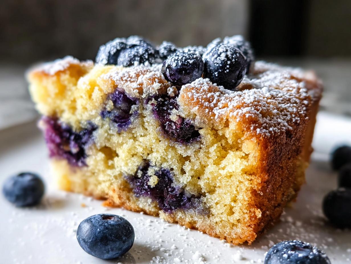 Lemon Blueberry Breakfast Cake: Dazzling Morning Treat - Lemon Blueberry Breakfast Cake - main visual representation