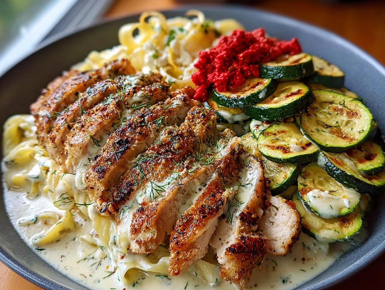 Lemon Dill Chicken Alfredo