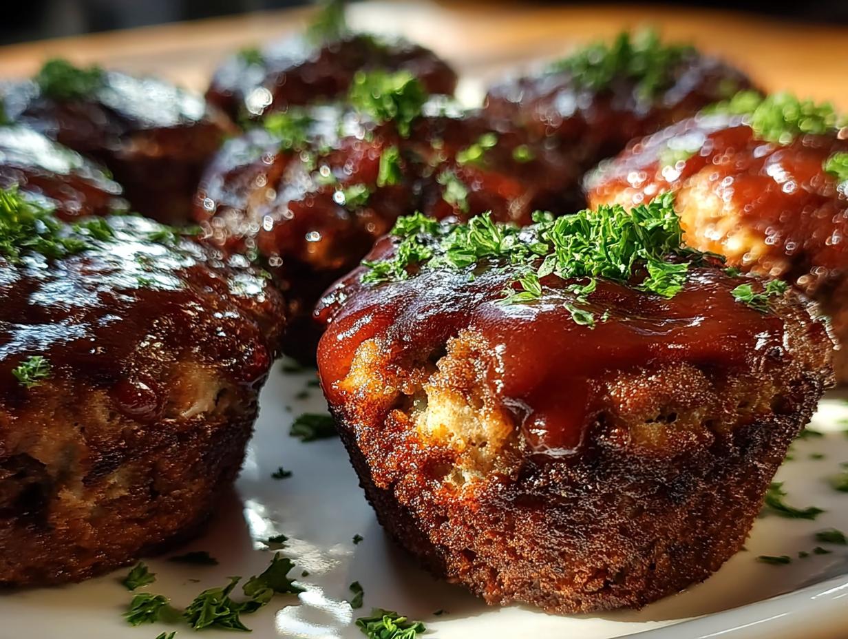 Mini BBQ Bourbon Meatloaf: Amazing Glaze Recipe - Mini Bbq Bourbon Meatloaf - ingredients laid out