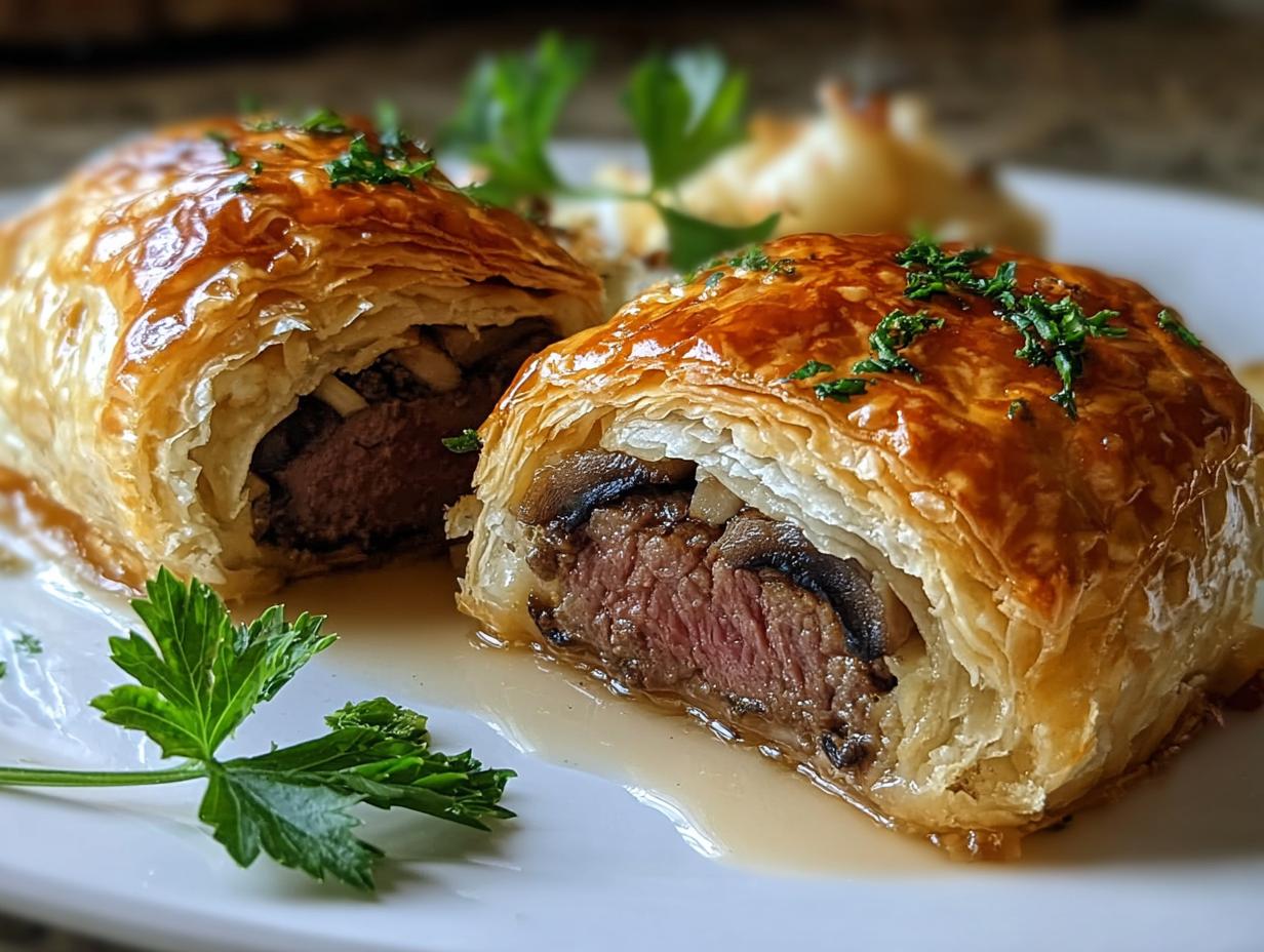 Mini Beef Wellingtons: 4 Amazing Bites 4 Mini Beef Wellingtons: 4 Amazing Bites - Mini Beef Wellingtons - additional detail