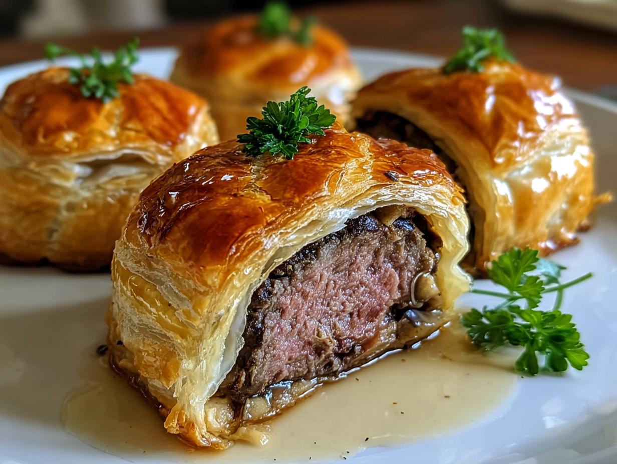 Mini Beef Wellingtons: 4 Amazing Bites 5 Mini Beef Wellingtons: 4 Amazing Bites - Mini Beef Wellingtons - additional detail