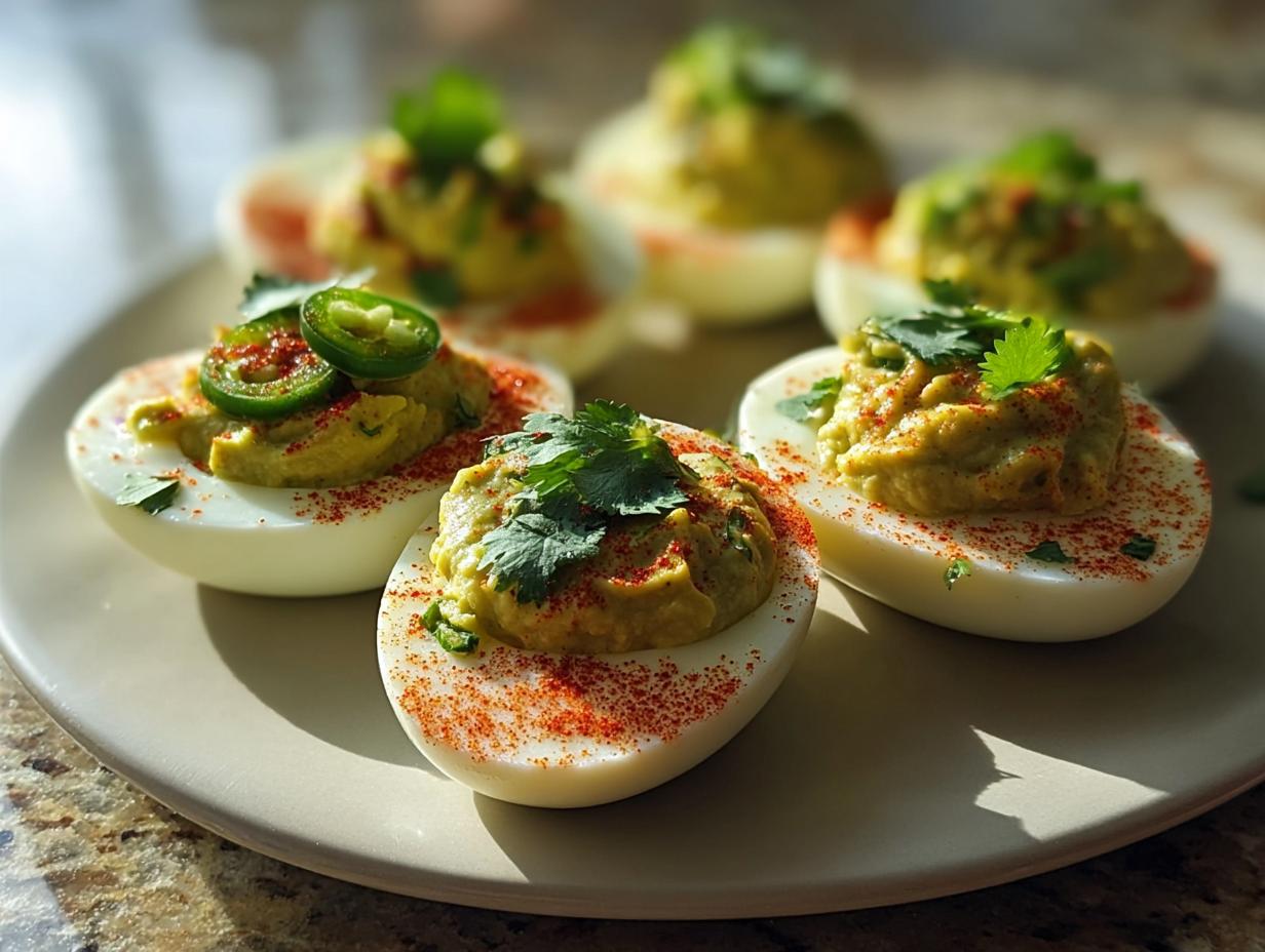 Modern Deviled Eggs Avocado: 6 Amazing Twists - Modern Deviled Eggs Avocado - additional detail