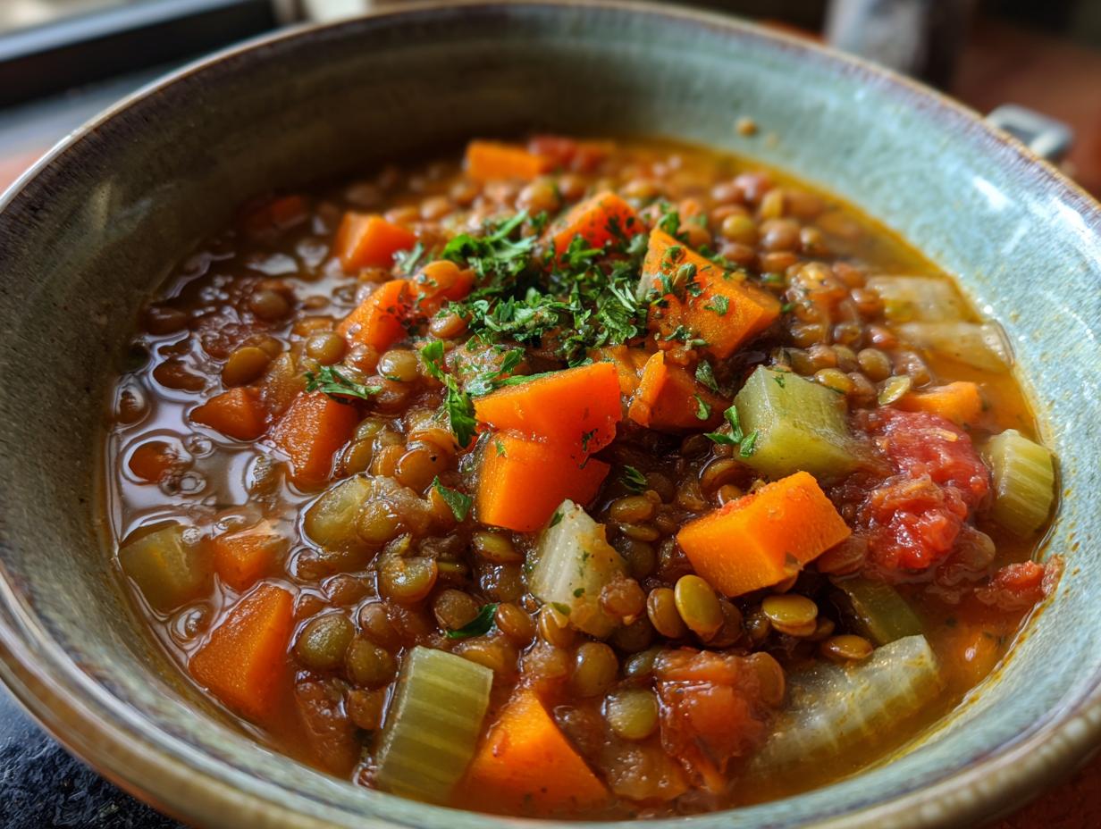 One Pot Lentil Veggie: Amazing Soup 4 One Pot Lentil Veggie: Amazing Soup - One Pot Lentil Veggie - main visual representation