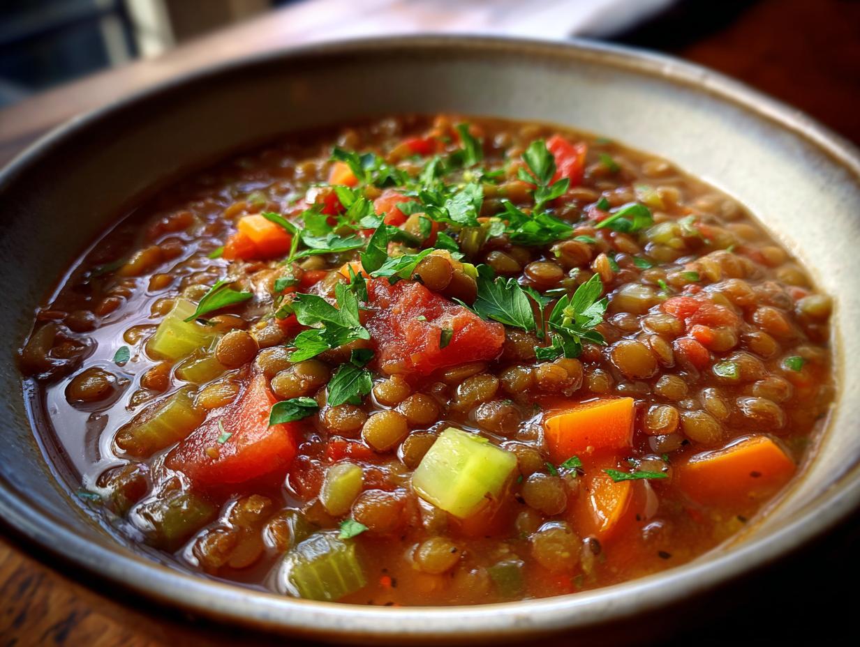 One Pot Lentil Veggie: Amazing Soup 5 One Pot Lentil Veggie: Amazing Soup - One Pot Lentil Veggie - additional detail