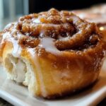Peach Cobbler Cinnamon Rolls