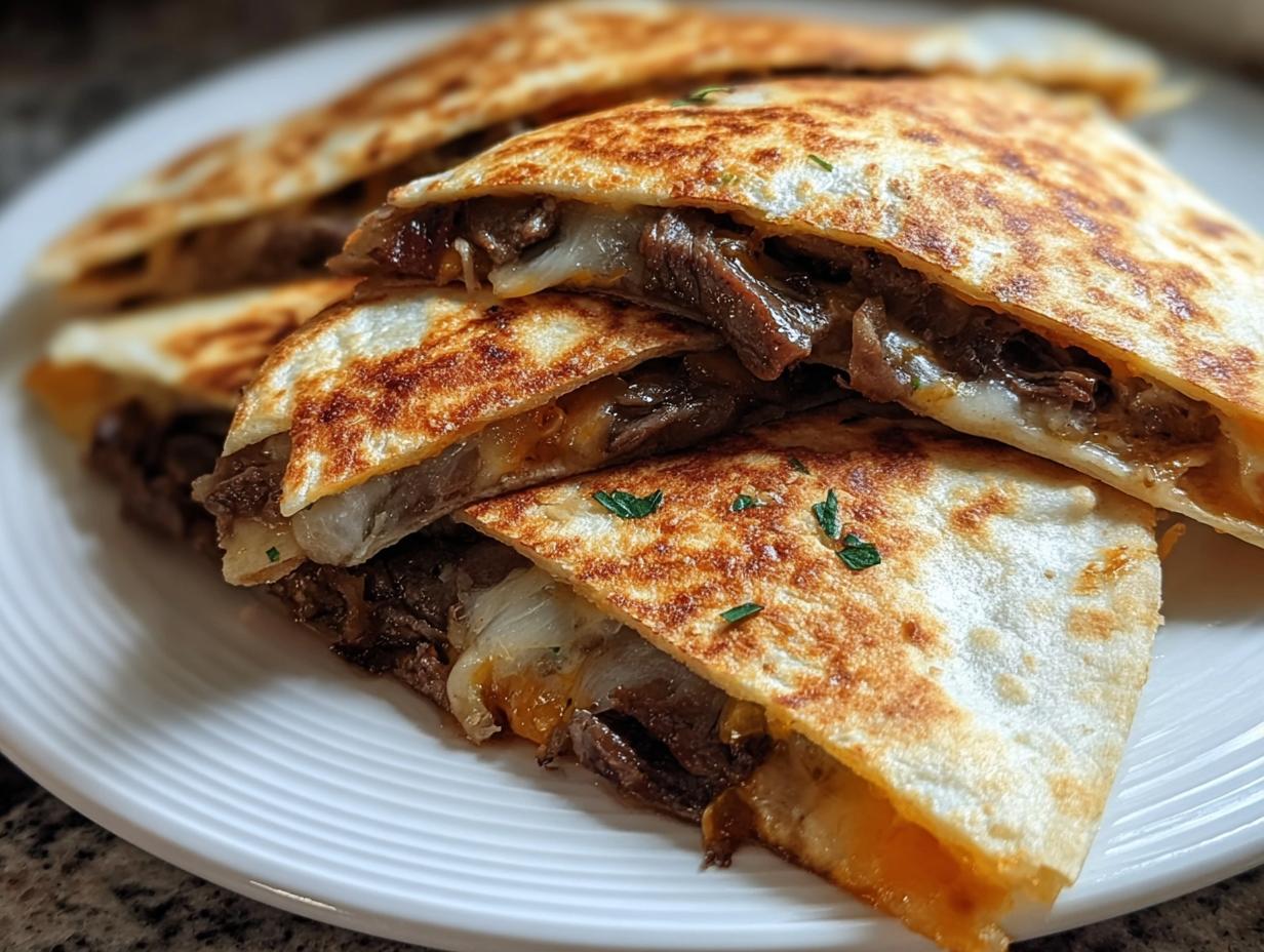 Philly Cheese Steak Quesadillas: 1 Amazing Meal 4 Philly Cheese Steak Quesadillas: 1 Amazing Meal - Philly Cheese Steak Quesadillas - additional detail