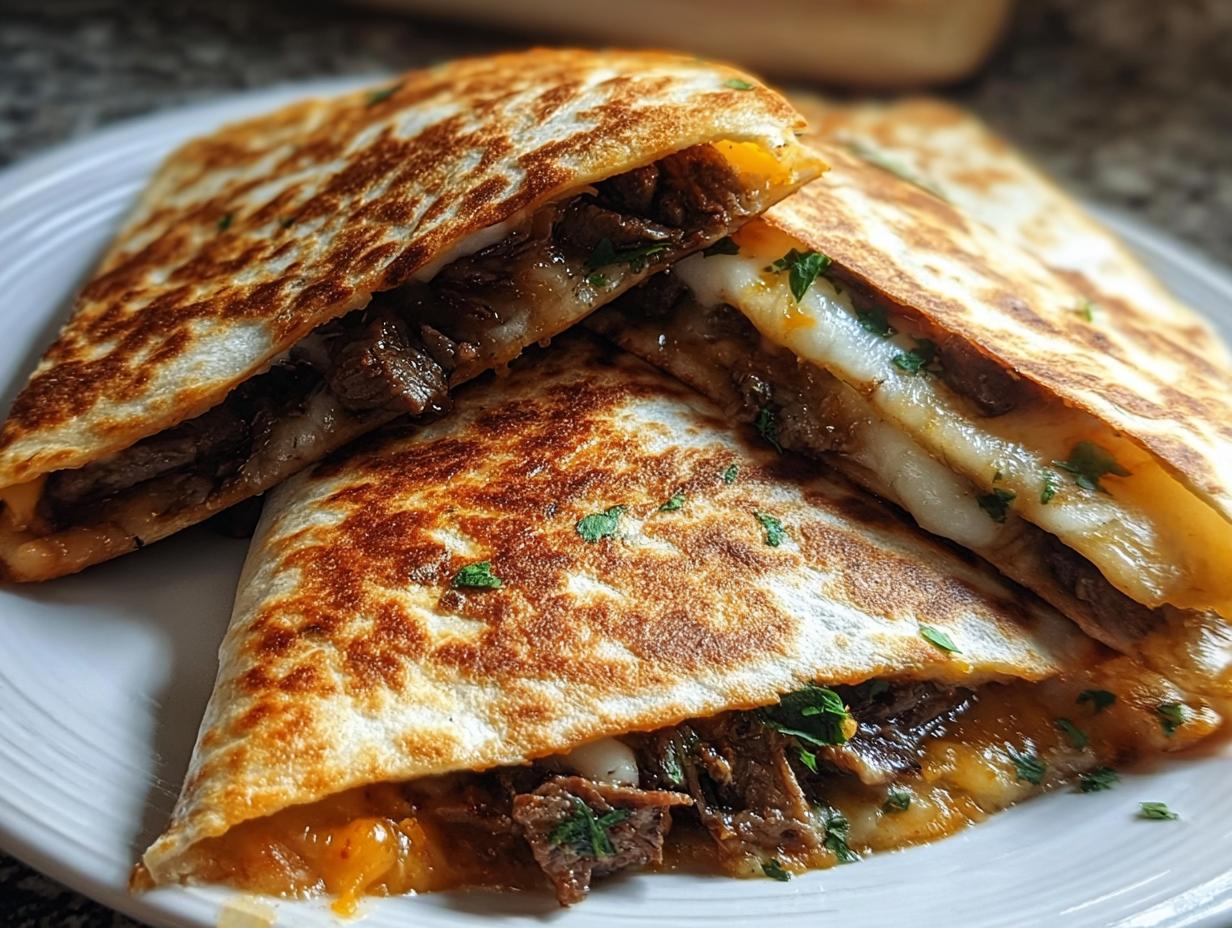Philly Cheese Steak Quesadillas: 1 Amazing Meal 5 Philly Cheese Steak Quesadillas: 1 Amazing Meal - Philly Cheese Steak Quesadillas - additional detail