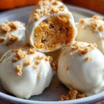 Pumpkin Cheesecake Balls