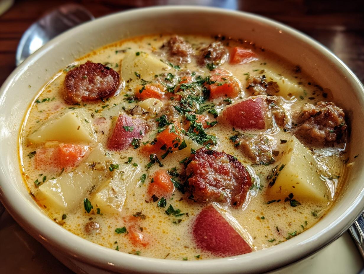Sausage Potato Soup Comfort: 1 Amazing Recipe 5 Sausage Potato Soup Comfort: 1 Amazing Recipe - Sausage Potato Soup Comfort - additional detail