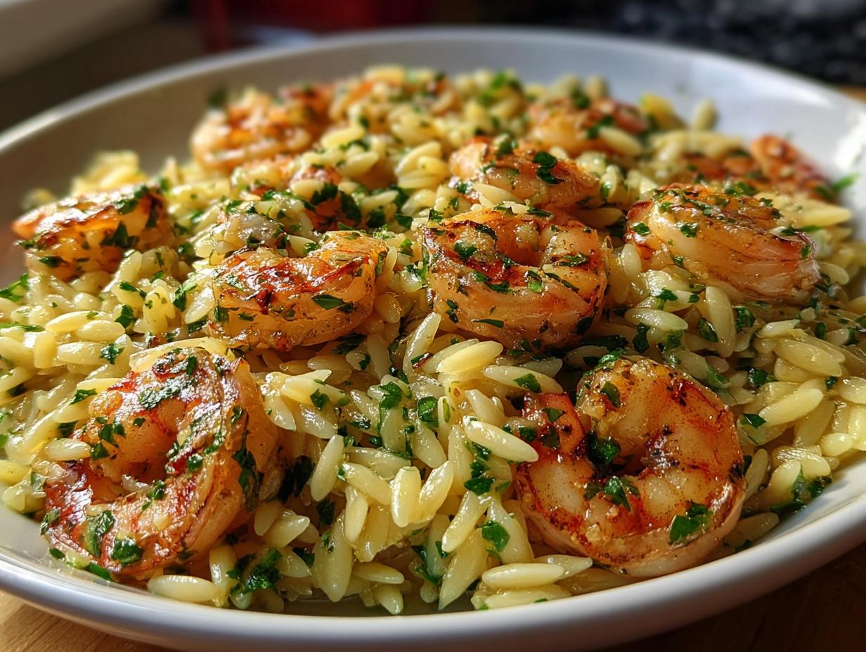 Shrimp Orzo Lemon Garlic: Amazing 1-Pot Winner 5 Shrimp Orzo Lemon Garlic: Amazing 1-Pot Winner - Shrimp Orzo Lemon Garlic - additional detail