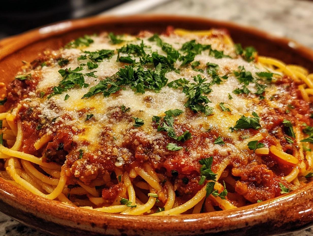 Slow Cooker Spaghetti Casserole: 1 Easy Recipe 4 Slow Cooker Spaghetti Casserole: 1 Easy Recipe - Slow Cooker Spaghetti Casserole - additional detail