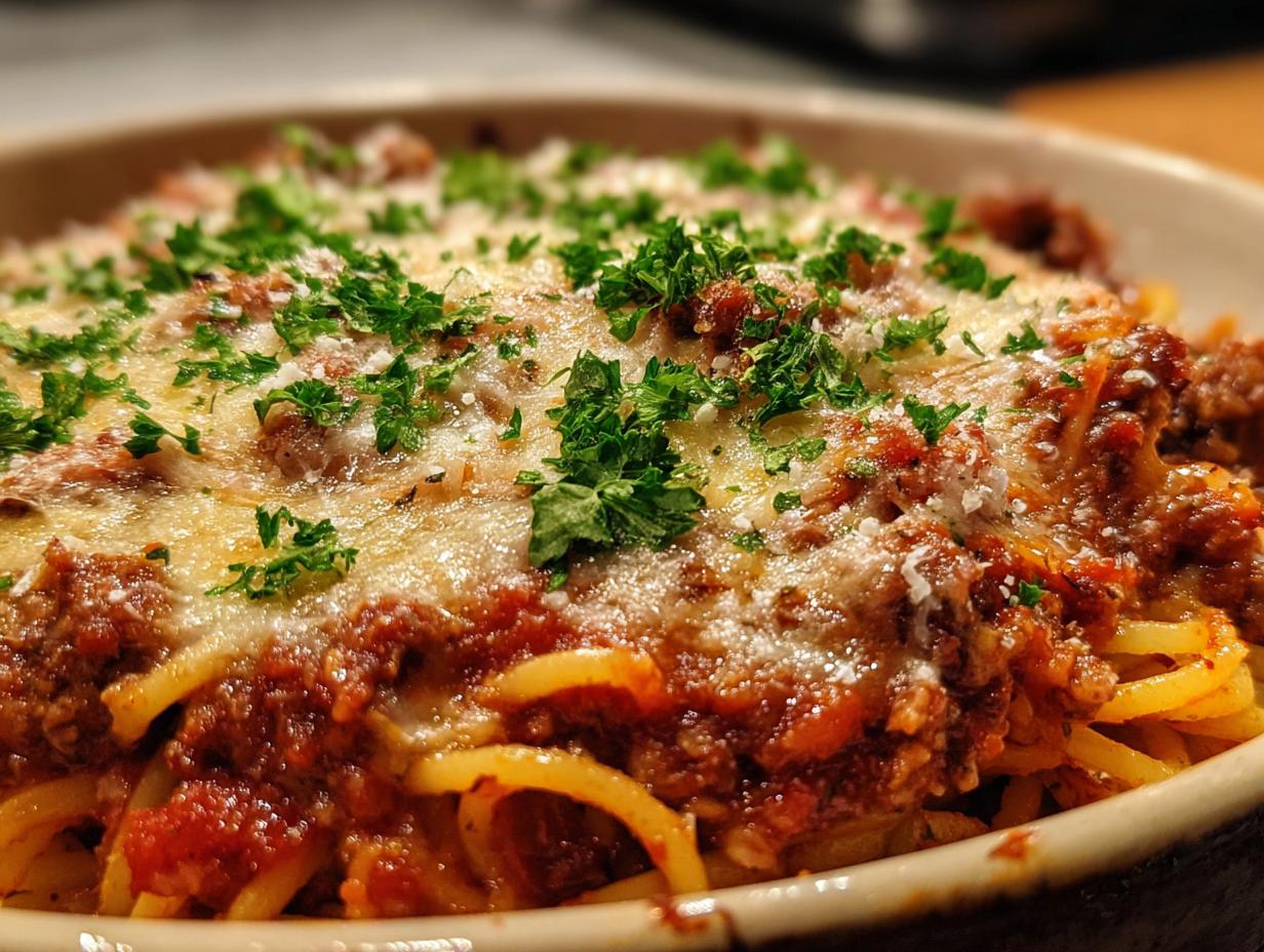 Slow Cooker Spaghetti Casserole: 1 Easy Recipe 5 Slow Cooker Spaghetti Casserole: 1 Easy Recipe - Slow Cooker Spaghetti Casserole - additional detail