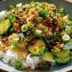 Smacked Cucumber Rice Salad