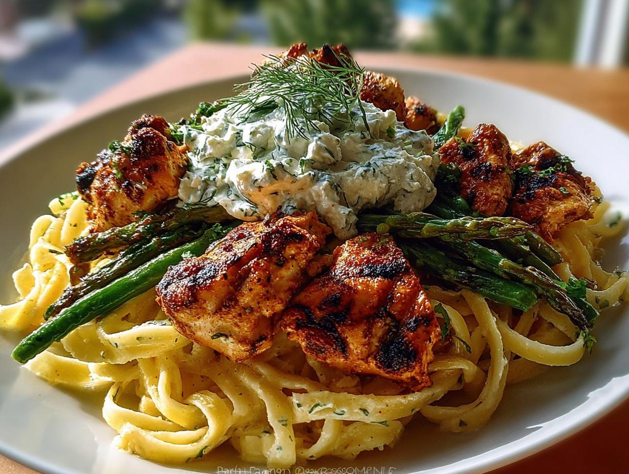 Smoky Paprika Chicken Alfredo: 1 Easy Meal 4 Smoky Paprika Chicken Alfredo - creamy pasta with tender chicken and green beans