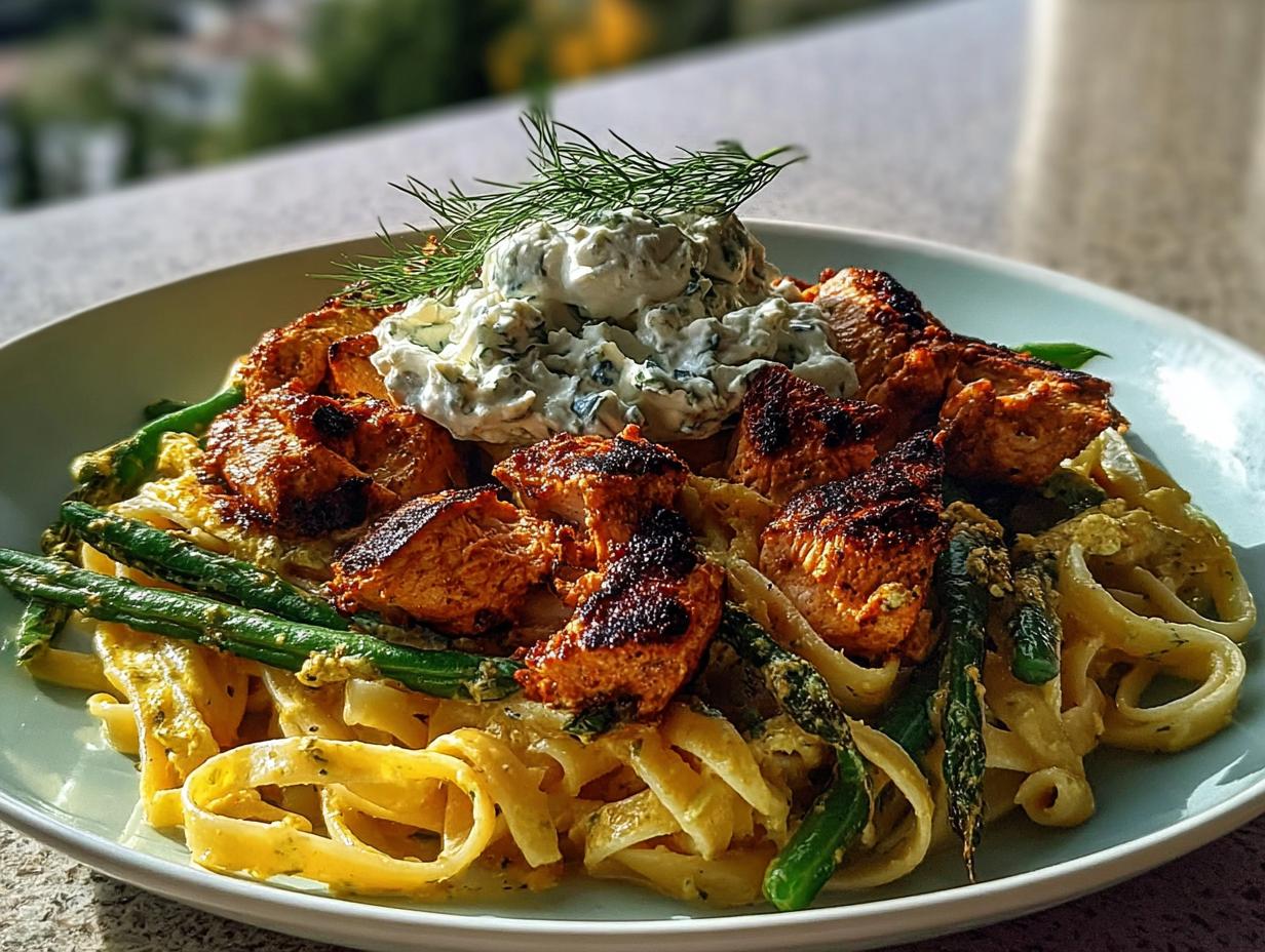 Smoky Paprika Chicken Alfredo: 1 Easy Meal 5 Smoky Paprika Chicken Alfredo - close-up of creamy sauce coating fettuccine pasta