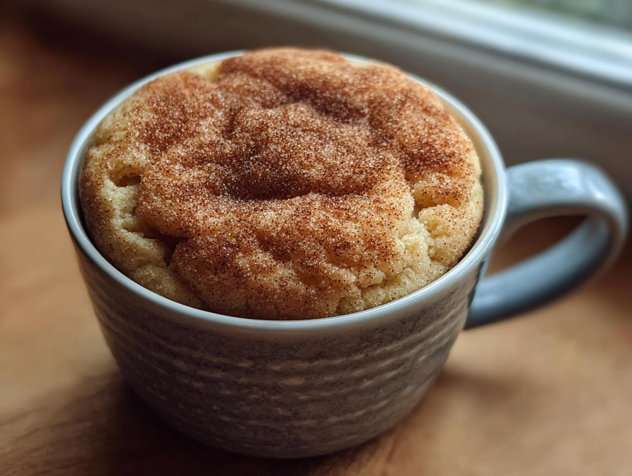 Snickerdoodle Mug Cookie: Amazing 1 Mug Make 4 Snickerdoodle Mug Cookie: Amazing 1 Mug Make - Snickerdoodle Mug Cookie - additional detail
