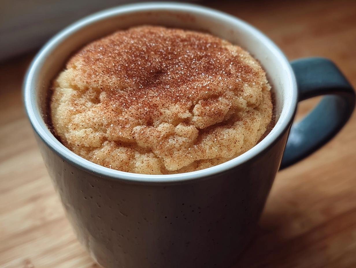 Snickerdoodle Mug Cookie: Amazing 1 Mug Make 5 Snickerdoodle Mug Cookie: Amazing 1 Mug Make - Snickerdoodle Mug Cookie - additional detail