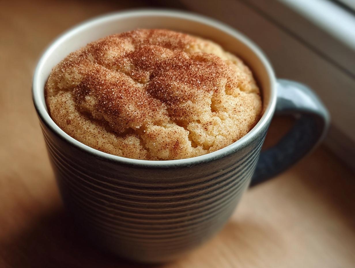Snickerdoodle Mug Cookie