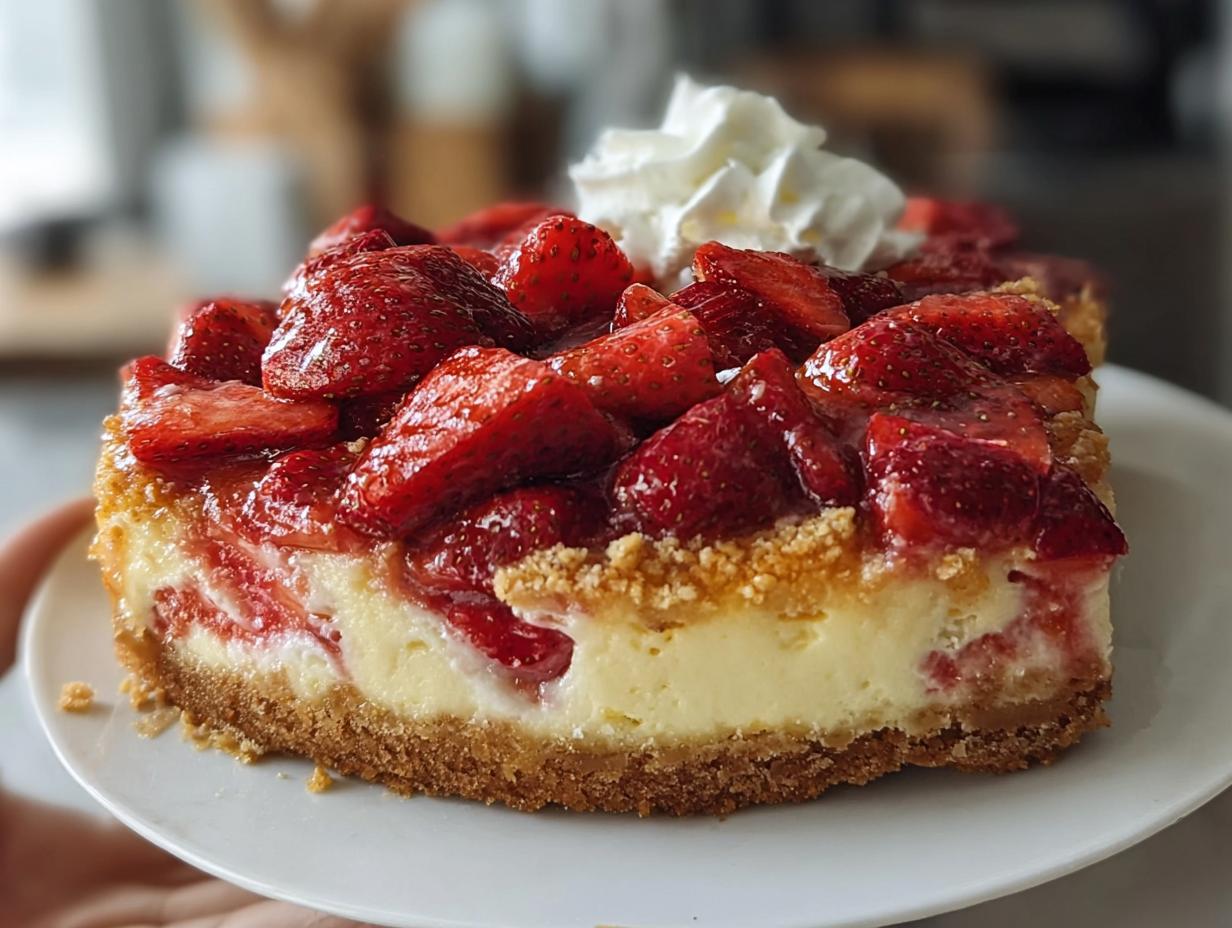 Strawberry Cheesecake Dump Cake: Divine 15-Min Dessert - Strawberry Cheesecake Dump Cake - main visual representation