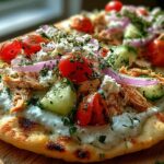 Tzatziki Chicken Pizza