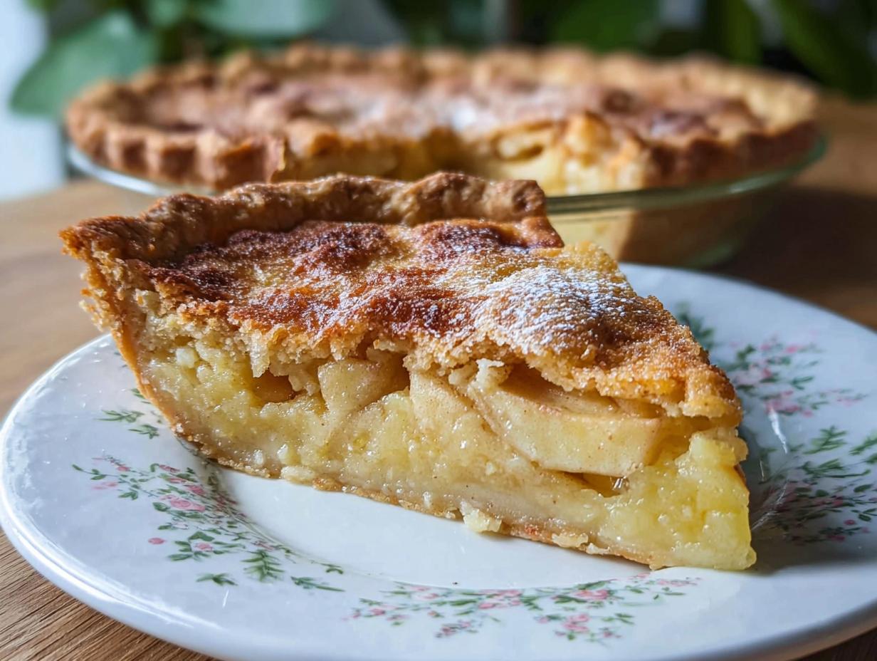 Apple Buttermilk Custard Pie