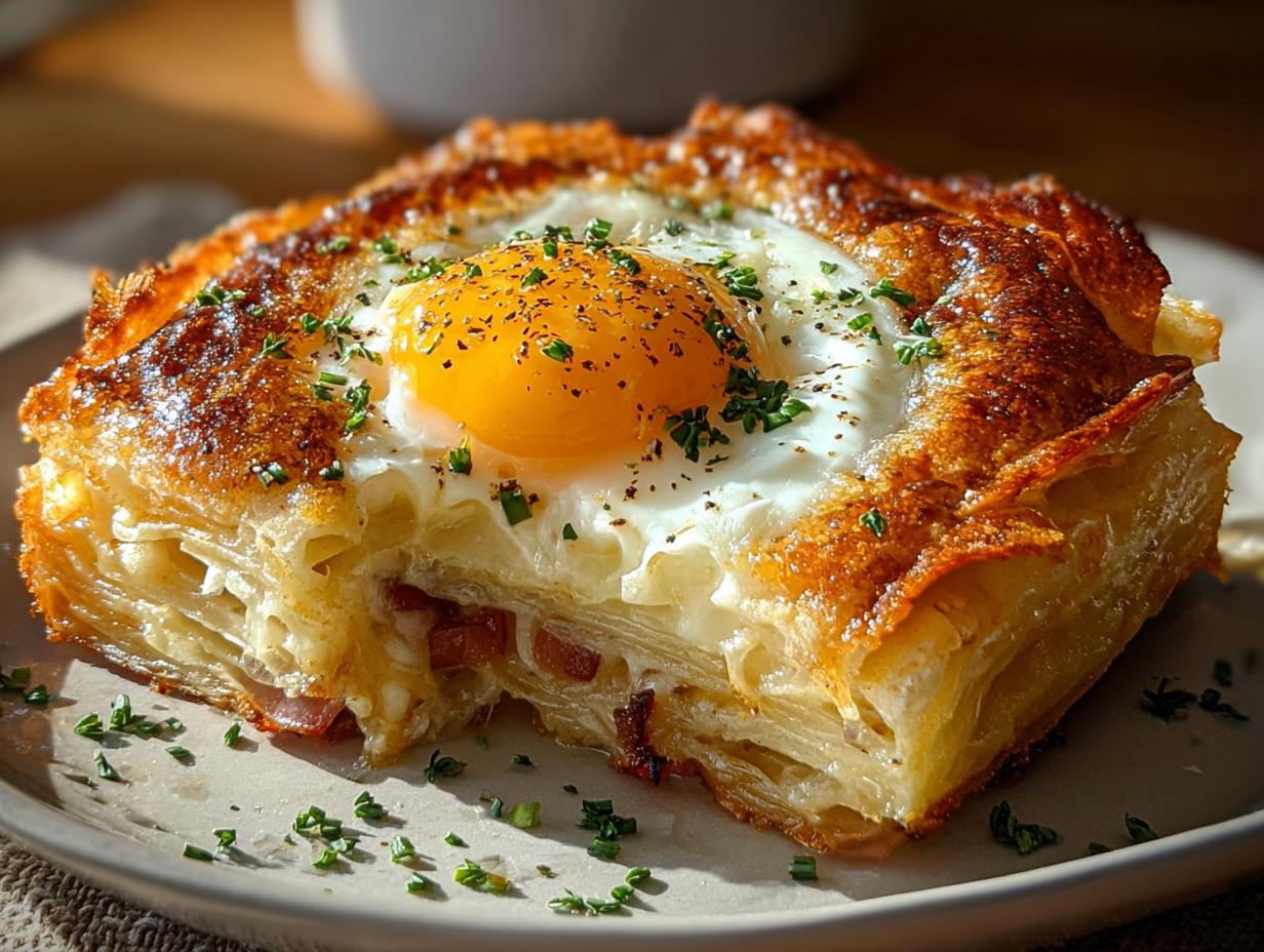 Baked Eggs Napoleon: 4 Amazing Twists - Baked Eggs Napoleon Breakfast - additional detail