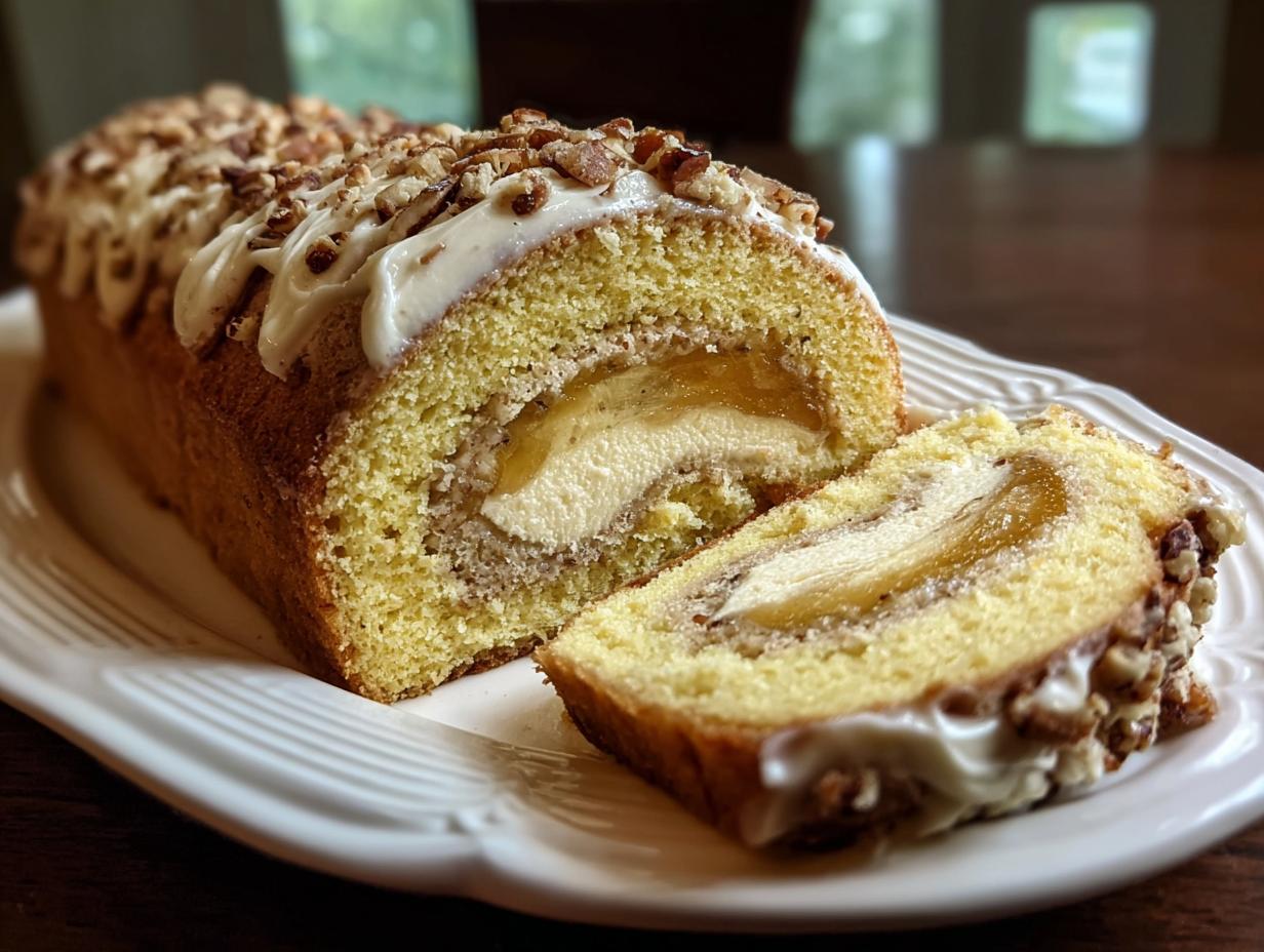 Banana Cake Cream Cheese: 1 Amazing Roll - Banana Cake Cream Cheese - additional detail