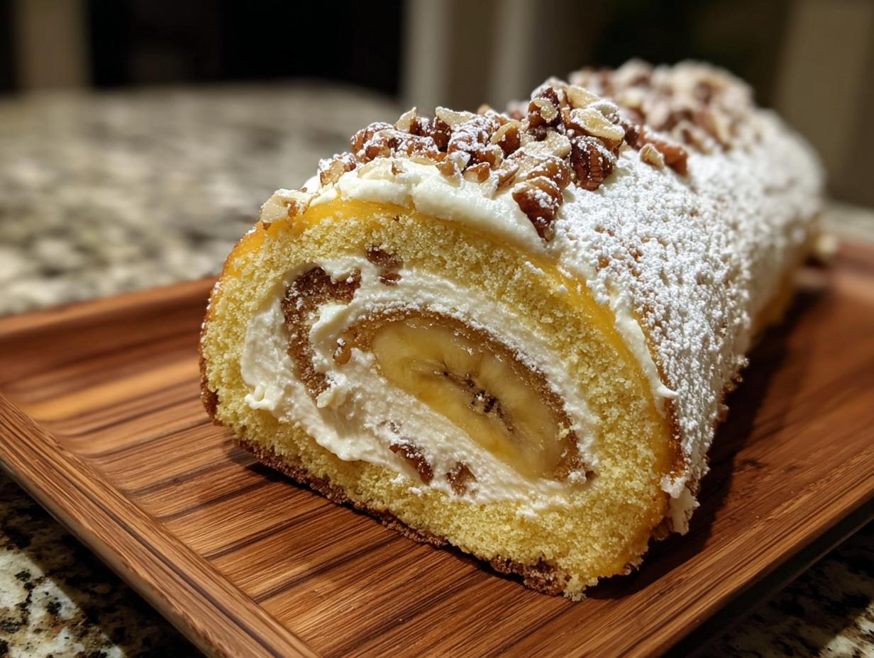 Banana Cake Cream Cheese: 1 Amazing Roll - Banana Cake Cream Cheese - additional detail
