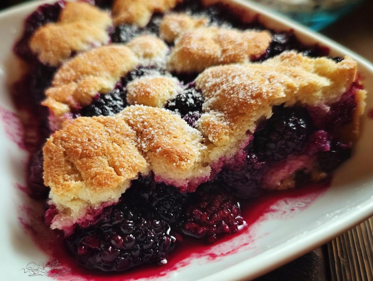 Blackberry Cobbler For Any: Pure Bliss 5 Blackberry Cobbler For Any: Pure Bliss - Blackberry Cobbler For Any - additional detail