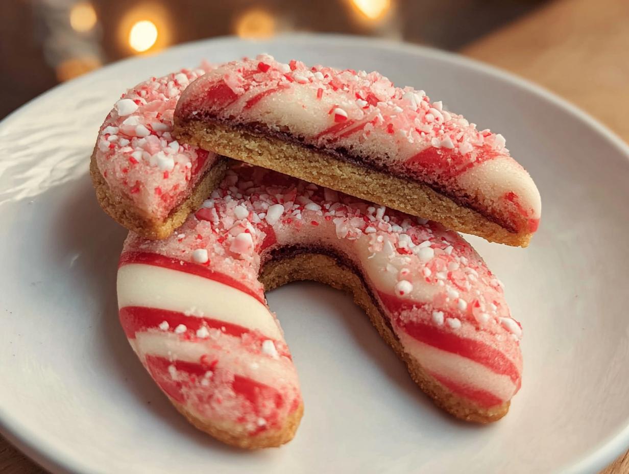 Delicious Candy Cane Cookies: Easy Festive Delight 6 Delicious Candy Cane Cookies: Easy Festive Delight - Candy Cane Cookies - additional detail