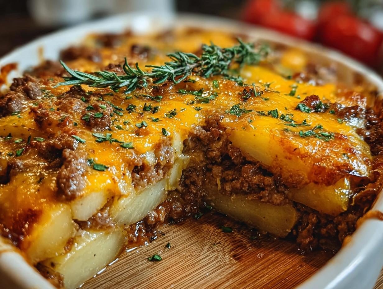 Cheesy Ground Beef Potato: 1 Easy Comfort Recipe 7 Cheesy Ground Beef Potato: 1 Easy Comfort Recipe - Cheesy Ground Beef Potato - additional detail