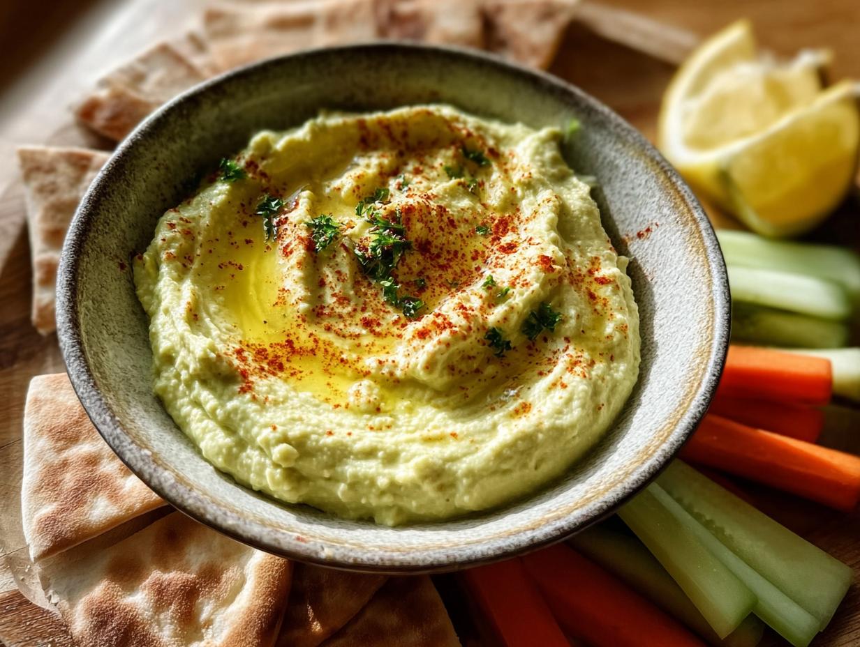 Creamy Avocado Hummus Healthy: 1 Guilt-Free Dip 5 Creamy Avocado Hummus Healthy: 1 Guilt-Free Dip - Creamy Avocado Hummus Healthy - additional detail