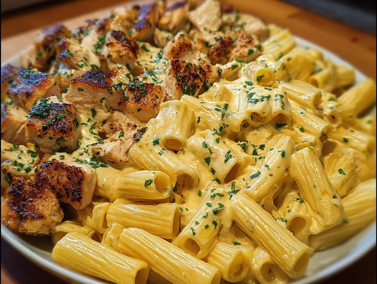 Amazing Velveeta Chicken Rigatoni Dinner 5 Amazing Velveeta Chicken Rigatoni Dinner - Creamy Velveeta Chicken Rigatoni - ingredients laid out