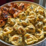 Creamy Velveeta Chicken Tortellini