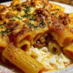 Creamy Velveeta Rigatoni Italian