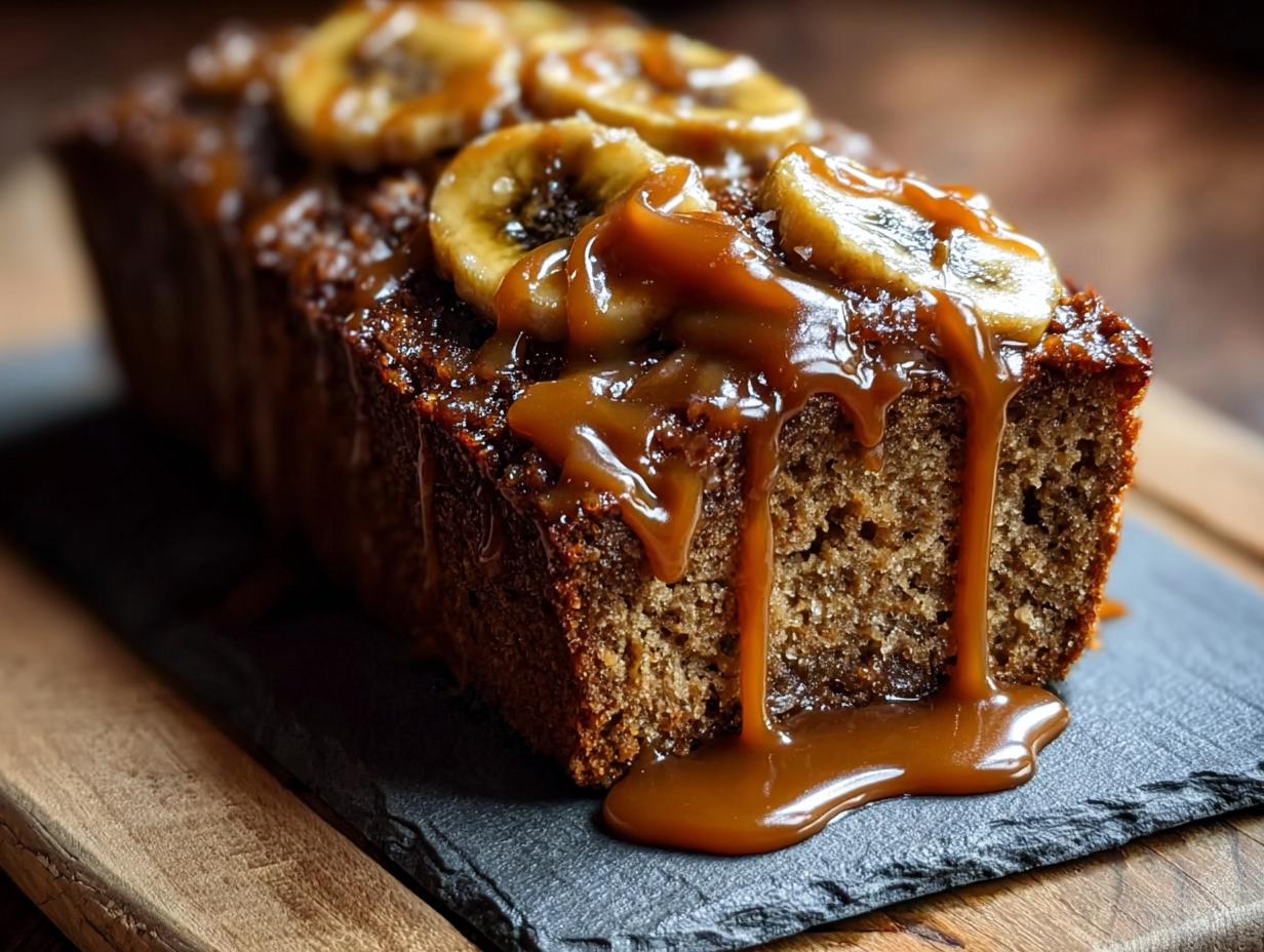 Decadent Banana Bread Salted