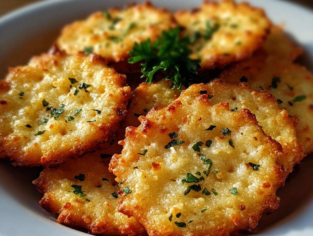 Garlic Bread Ritz Bits: 10 minute Amazing Snack - Garlic Bread Ritz Bits - additional detail