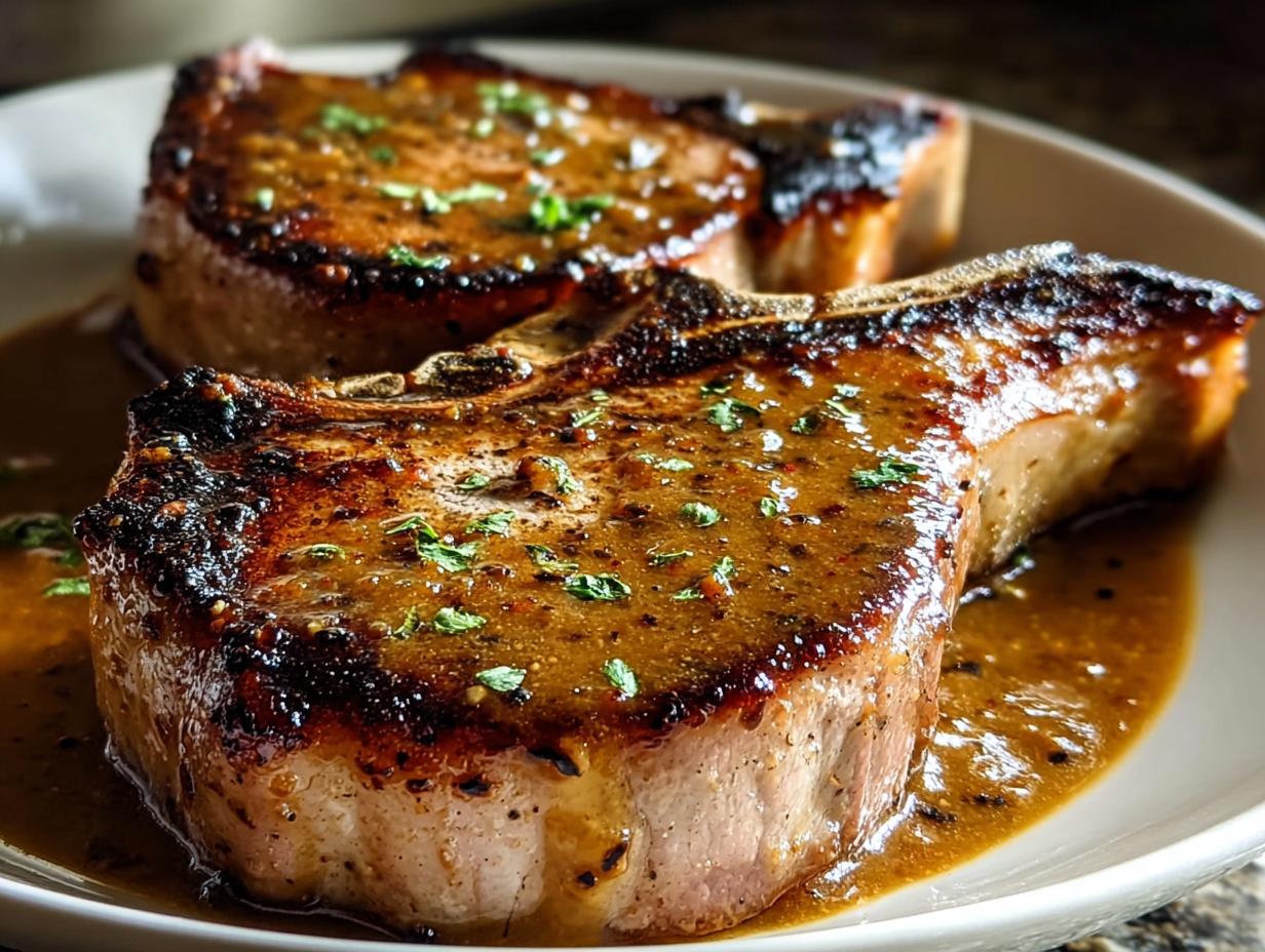 Honey Mustard Glazed Pork