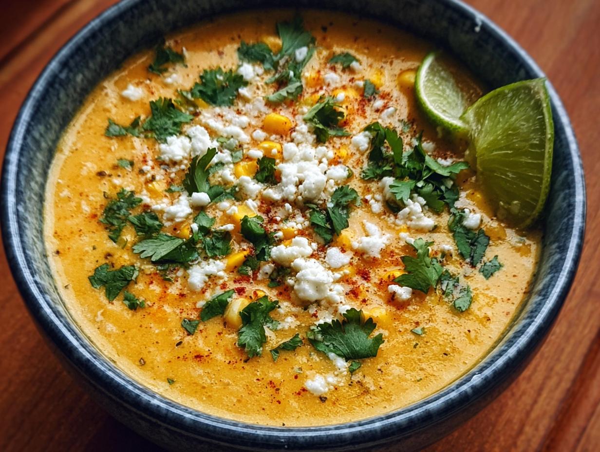 Mexican Street Corn Soup