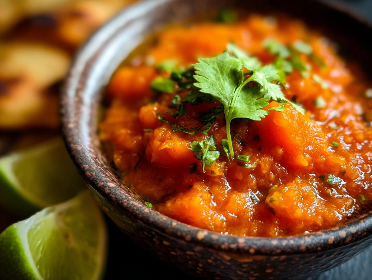 Pumpkin Salsa: 1 Delicious Fall Flavor - Pumpkin Salsa - additional detail