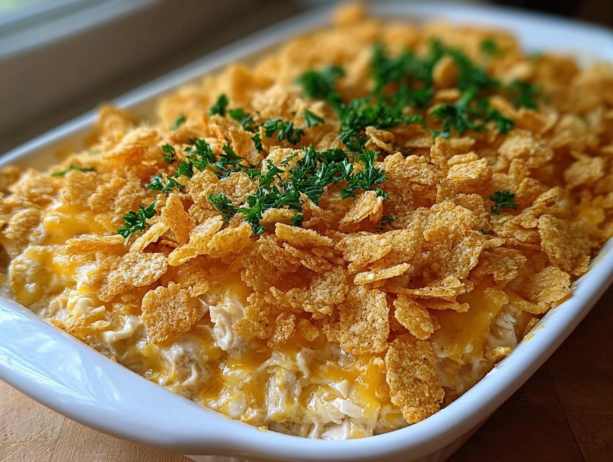 Ritz Cracker Chicken Casserole