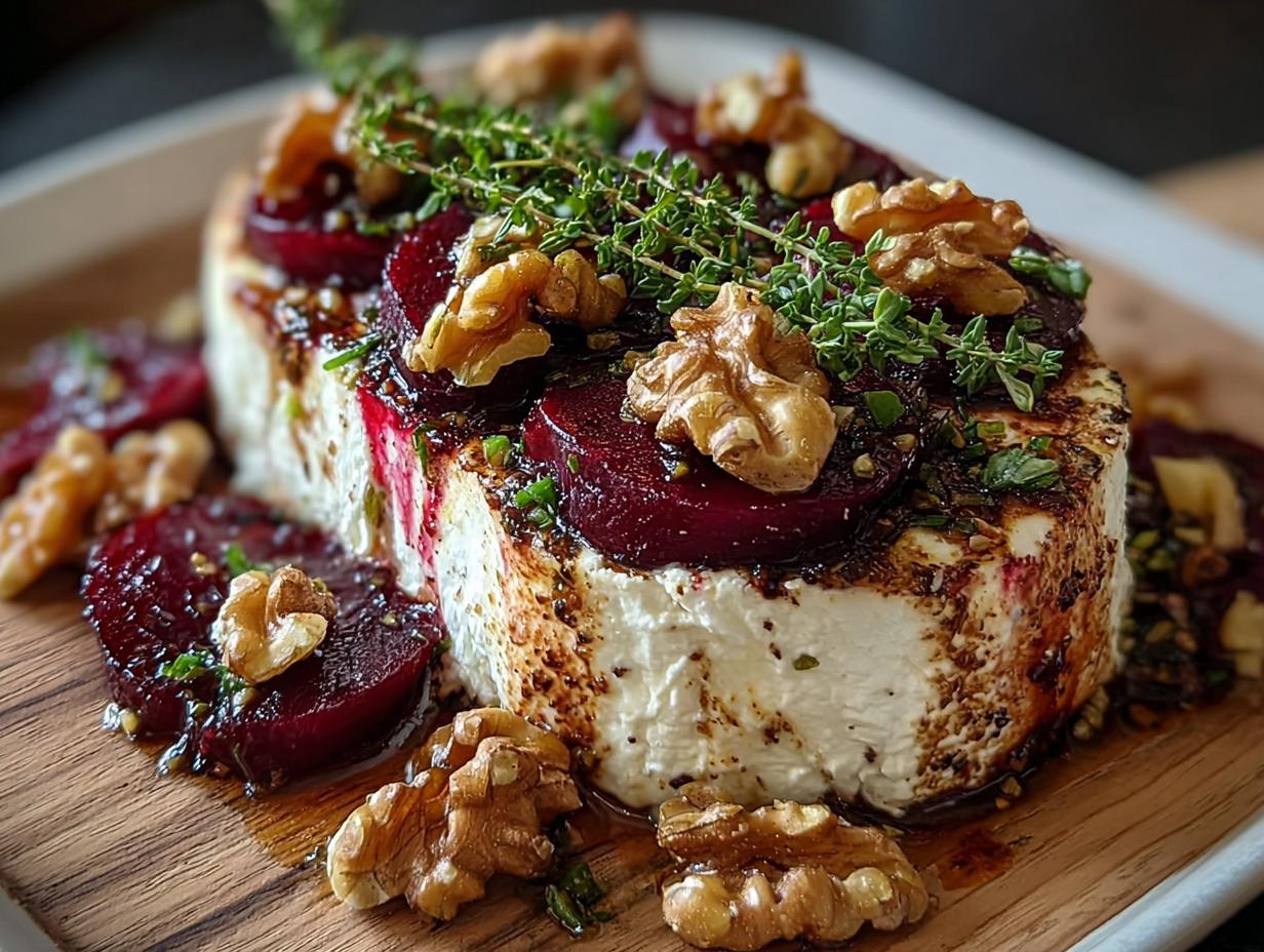 Amazing Roasted Beet Goat Cheese: 1 Sweet Bite - Roasted Beet Goat Cheese - additional detail