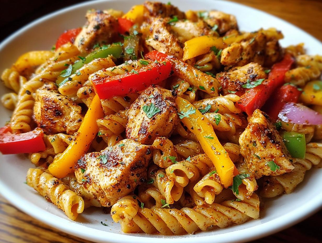 Roasted Pepper Chicken Pasta