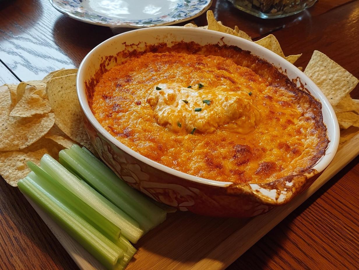 Unforgettable Buffalo Chicken Dip: Simply Amazing 4 Unforgettable Buffalo Chicken Dip: Simply Amazing - Unforgettable Buffalo Chicken Dip - additional detail