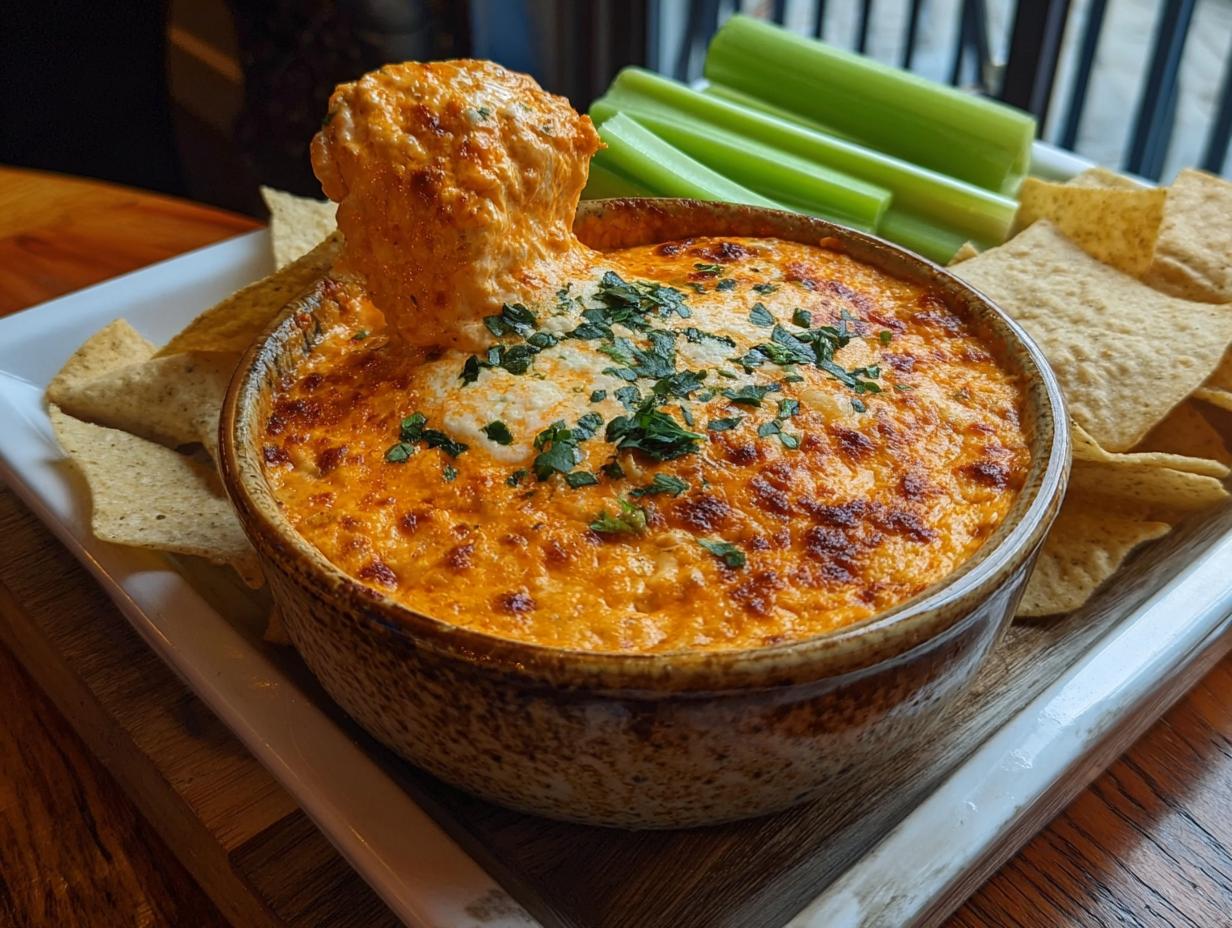 Unforgettable Buffalo Chicken Dip: Simply Amazing 5 Unforgettable Buffalo Chicken Dip: Simply Amazing - Unforgettable Buffalo Chicken Dip - additional detail