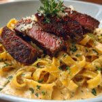 Velveeta Steak Fettuccine Garlic
